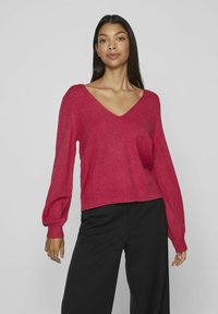 VILA WENDBARER - Trui - cerise