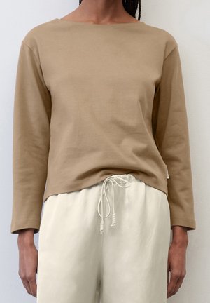 Langarmshirt - brown