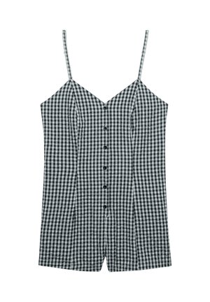 Superdry & Co, GINGHAM CAMI PLAY - Mono - navy gingham