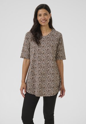 TAMIA - Tričko s potlačou - leopard print brown