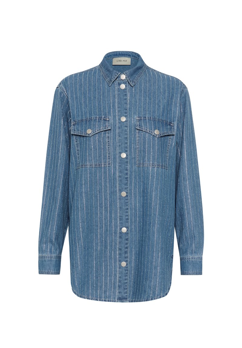 Cream Overhemdblouse blauw denim/bluedenim