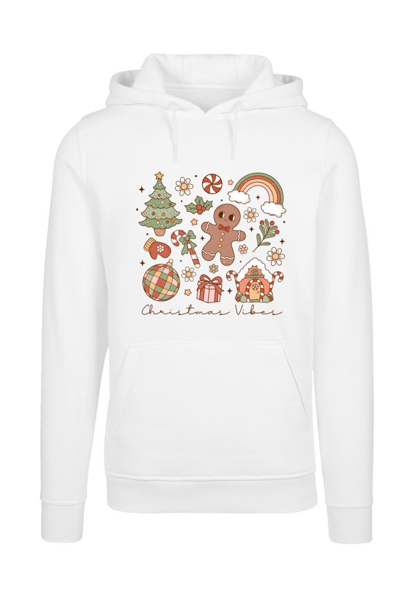 Kapuzenpullover - weiß