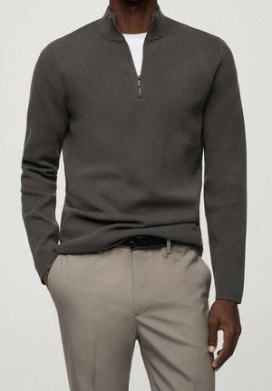Pullover - mottled grey