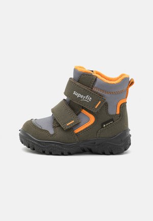 HUSKY1 - Snowboots  - green/orange