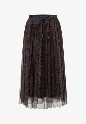 More & More, MORE & MORE TRENDIGER MAXI-MESHROCK, LEOPRINT - A-line skirt - leo print