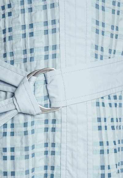 3.1 Phillip Lim TAFFETA CHECK PUFF - Φόρεμα ημέρας - sky blue