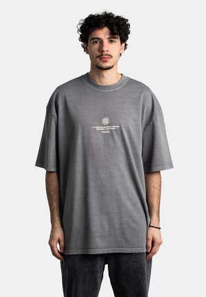 T-Shirt print - grey denim