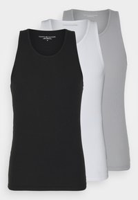 Tommy Hilfiger PREMIUM ESSENTIALS TANK 3 PACK - Apakškrekls - black/white/zinc alloy