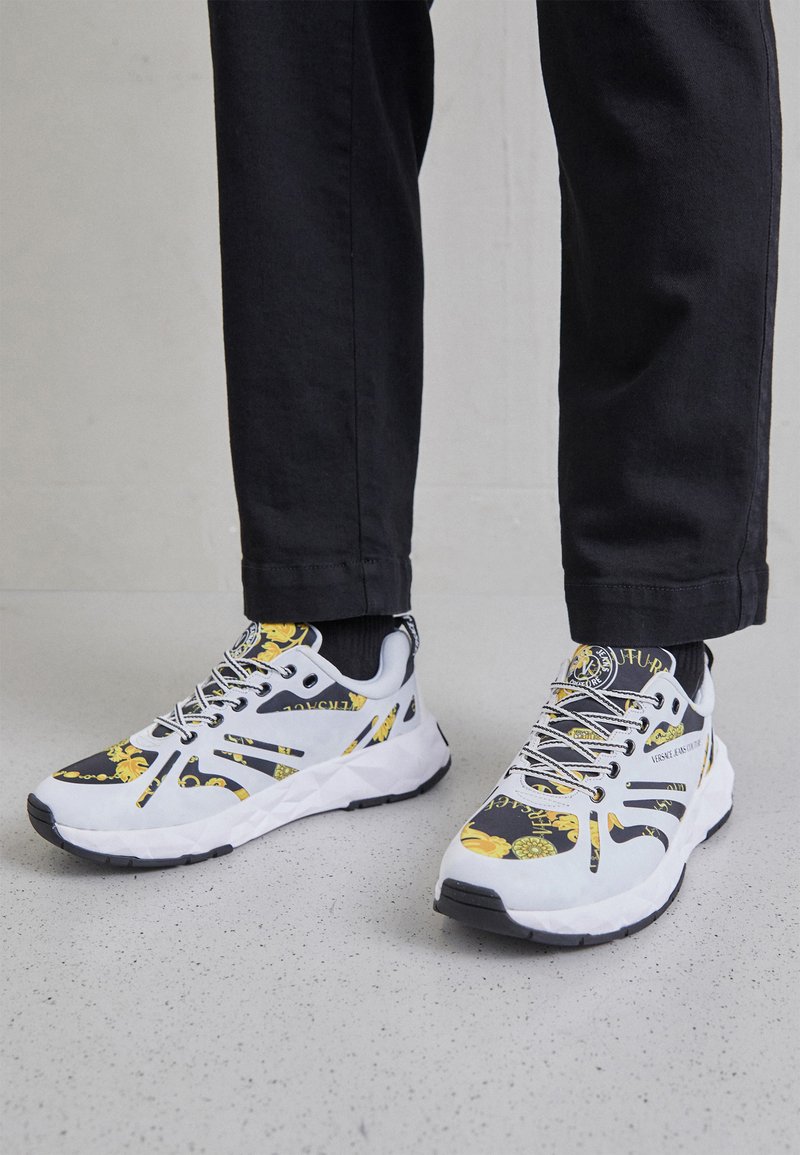 versace couture jeans sneakers