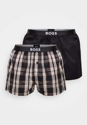 2 PACK - Široké boxerky - black