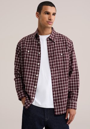 WE Fashion, Chemise - burgundy red