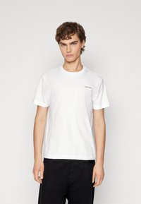 Calvin Klein MICRO LOGO 2 PACK  - Basic póló - iron gate / white