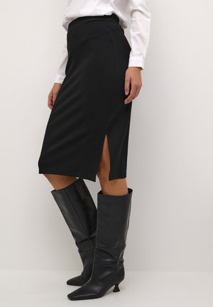 KAMADDIE - Pencil skirt - black deep