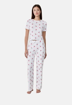 CHERRY SET 2 PIECES - Pyjama set - white