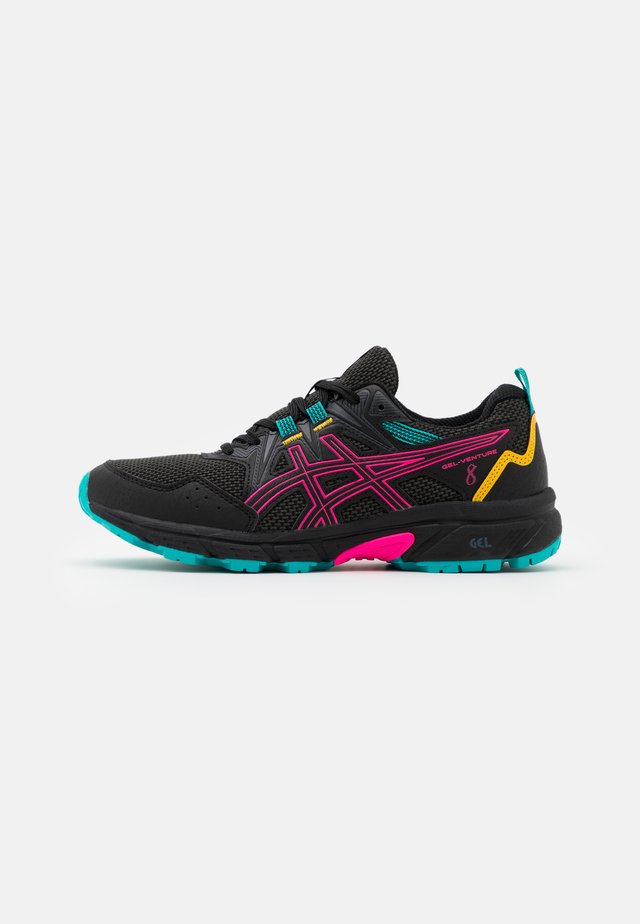 GEL-VENTURE 8 - Obuwie do biegania Szlak - black/pink glow