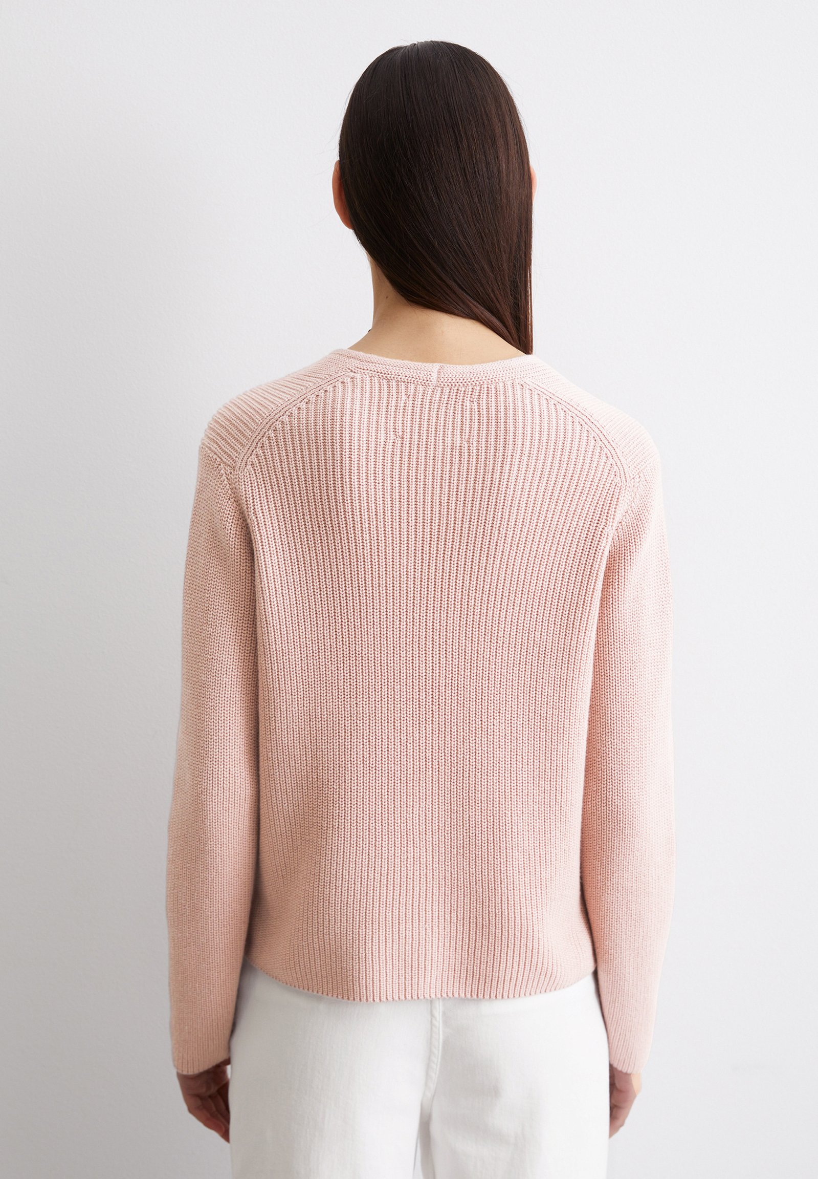 Marc O'Polo V-NECK - Cardigan - dusty rose/light pink - Zalando