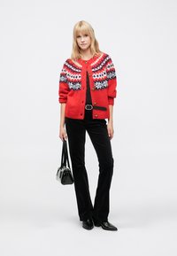 GAP LOFTY LUXE FAIR ISLE - Ζακέτα - modern red