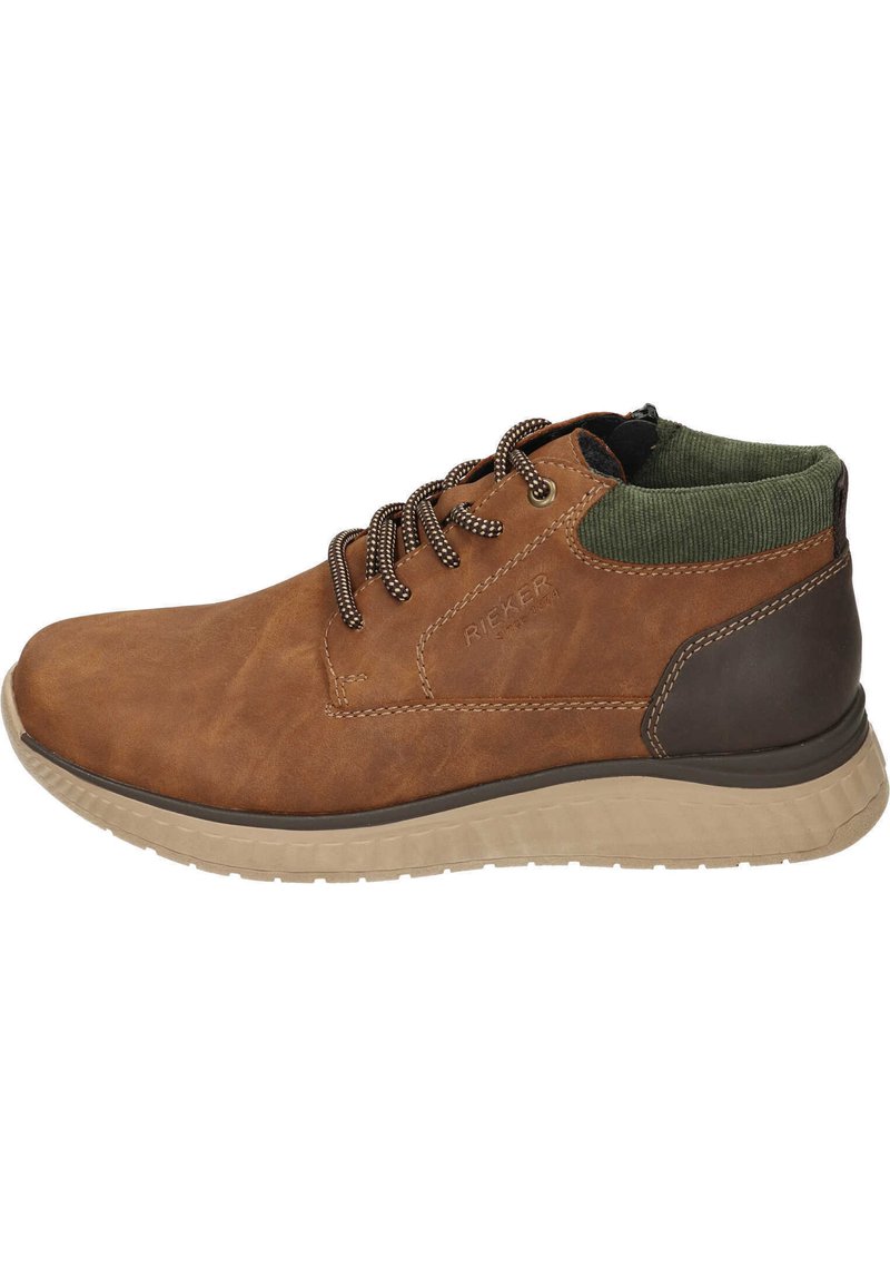 Rieker Stivaletti Stringati Da Donna N0030, Stivaletti Da Donna, Inserti Sciolti, Verde 54, 36 EU