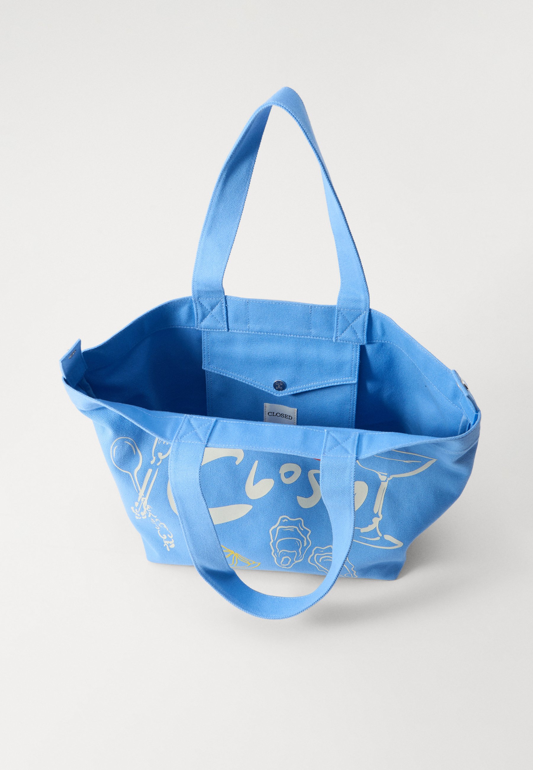 ★TOUT Y EST★ Wallaroo Mini Macaron Shoulder Tote Bag Blue CLOSED Tote bag - blue - Zalando
