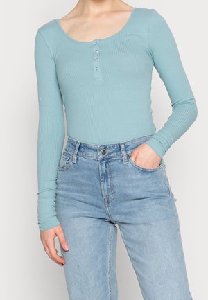 Pieces, T-shirt à manches longues - turquoise