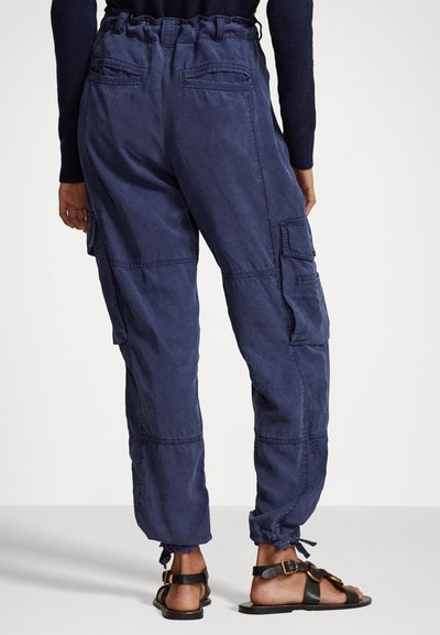 Polo Ralph Lauren LINEN BLEND TWILL CARGO TROUSER - Cargobroek - newport navy
