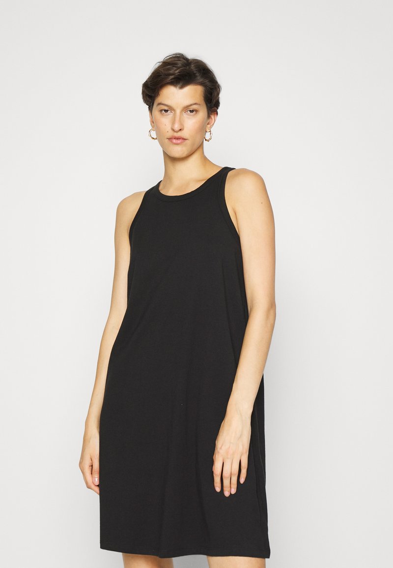 Gap Tall RACER MINI DRESS Jersey dress true black/black Zalando.ie