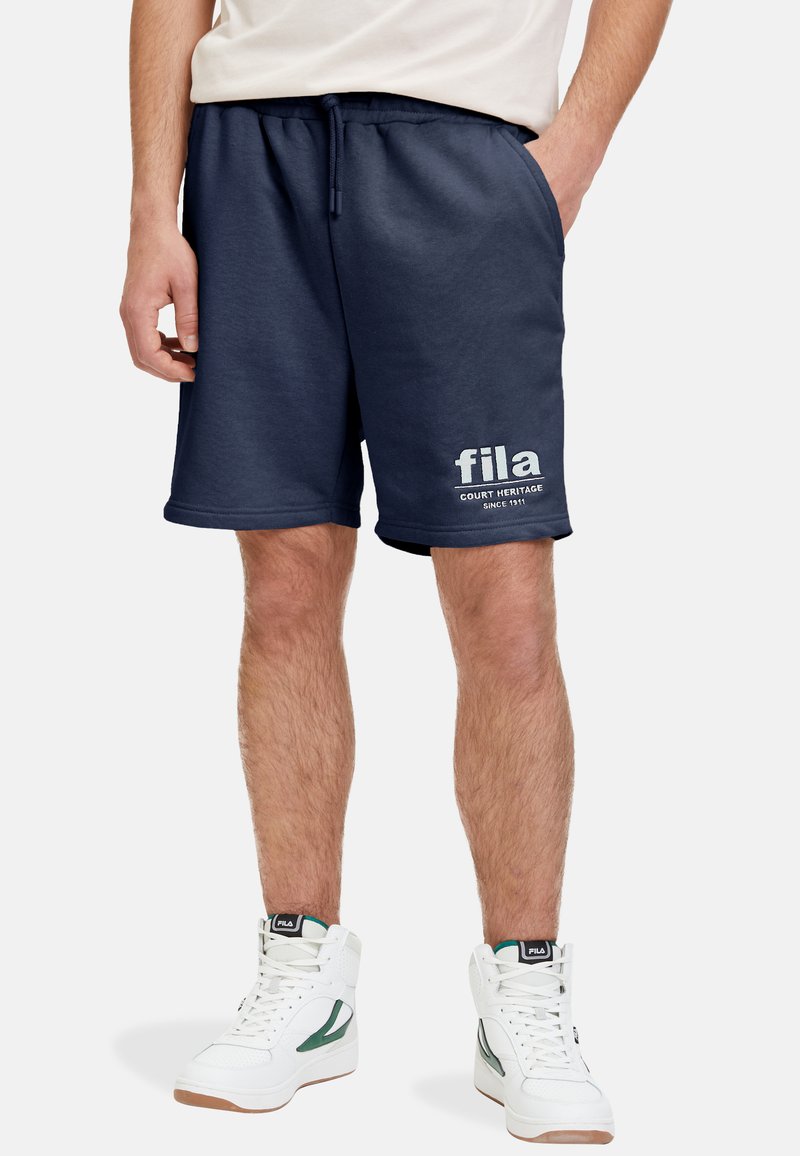 Fila LOUDI GRAPHIC   - Träningsbyxor - black iris