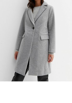 Manteau classique - mottled grey