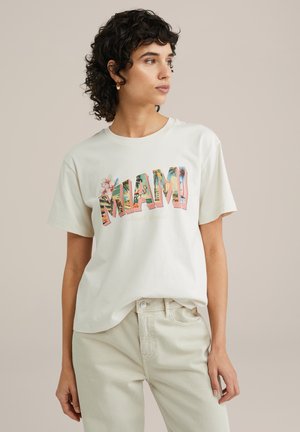 Print T-shirt - off white