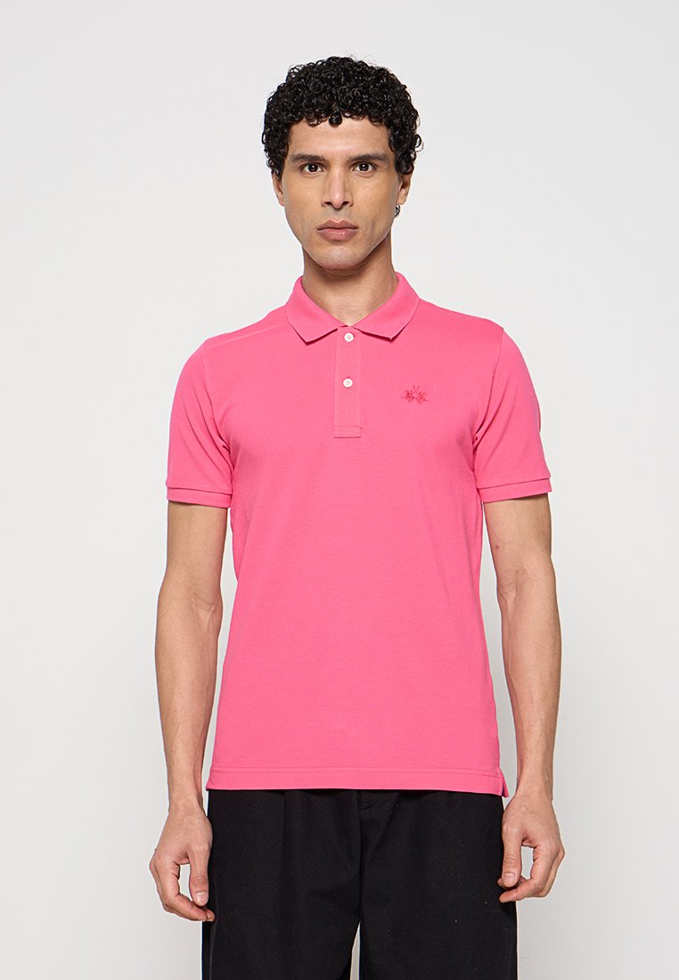LA MARTINA Poloshirt donkerroze
