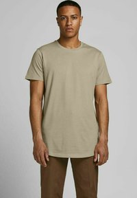 Jack & Jones JJENOA TEE CREW NECK - T-shirts basic - crockery