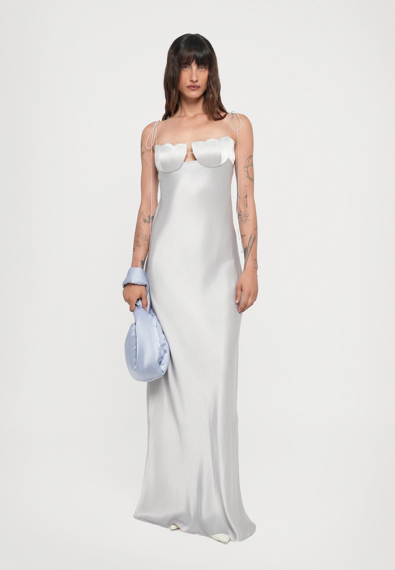 anna october tulip dress MAXI - Occasion wear The Tulip Maxi Dress Cocktail Dress Plus Size bride dresses Coat Size:12 WR Pink