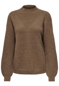 Cilia Rollneck L S Knit Top Toasted Coconut Mel main image 1