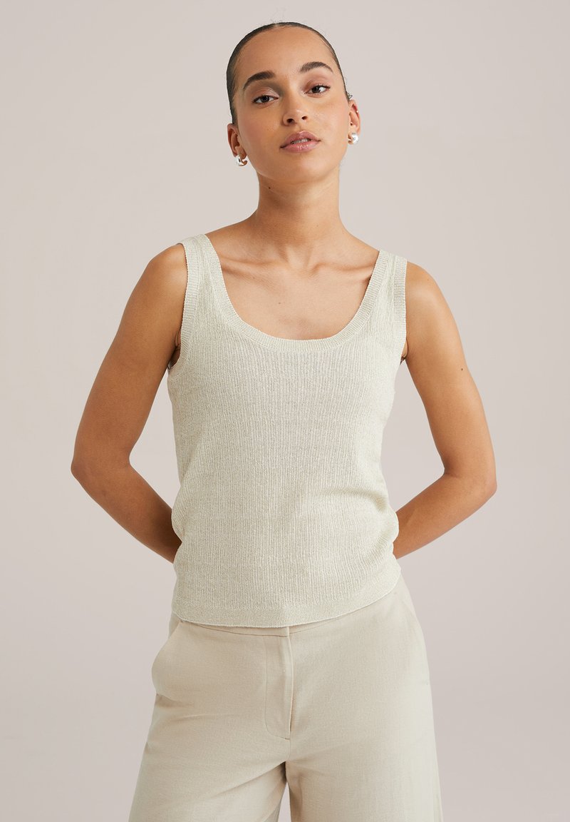 WE Fashion Top - whitegold