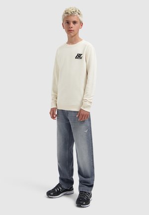 Ballin, REGULAR FIT CREWNECK LS SWEATERS - Sweater - ecru