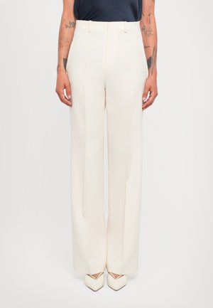 CREDO STRAIGHT TROUSERS - Trousers - cream