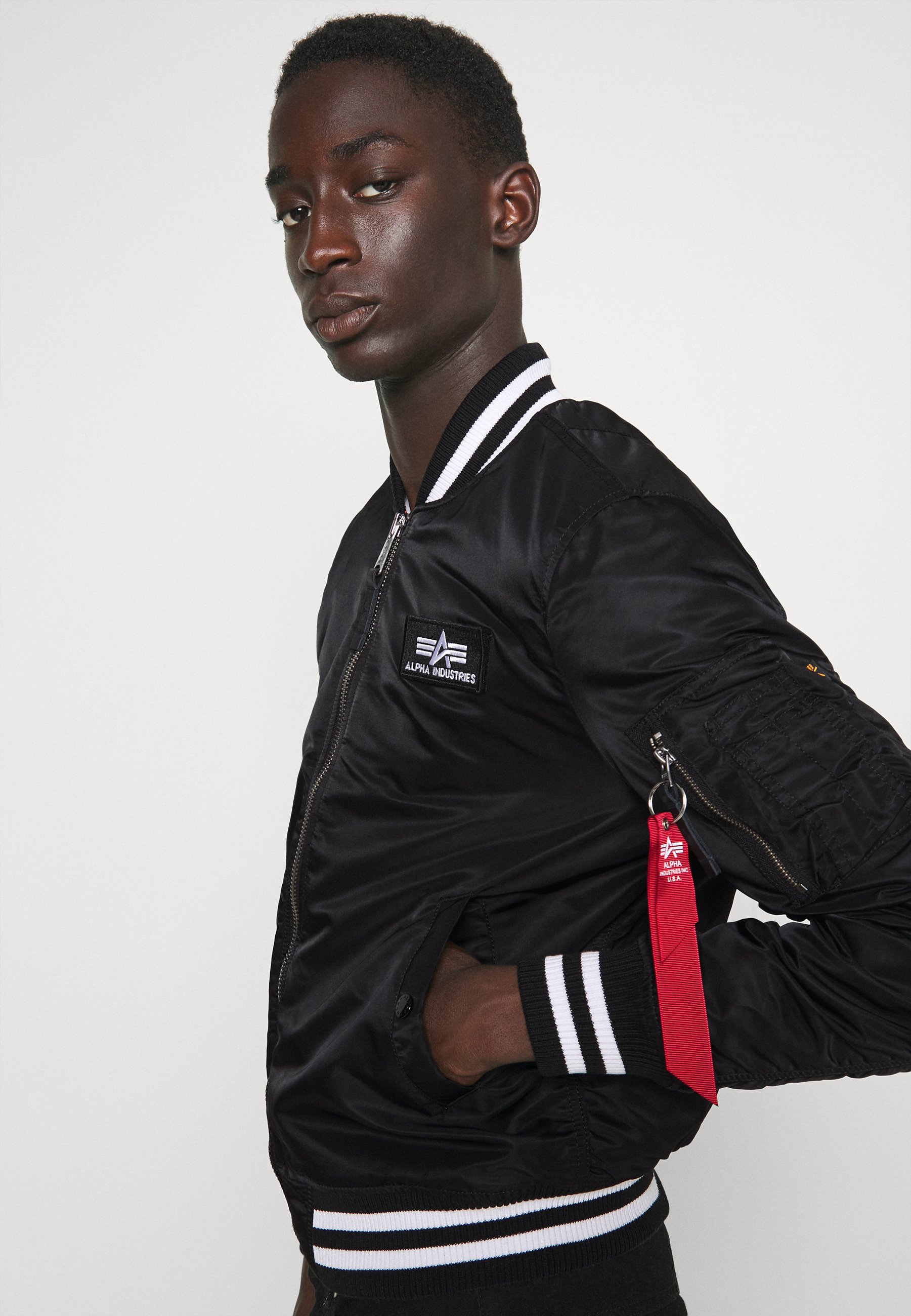 alpha industries college jacket