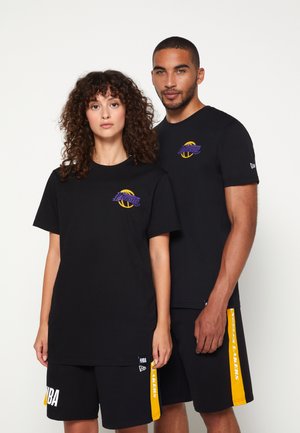 NBA LOS ANGELES LAKERS NEON TEE - Club wear - black