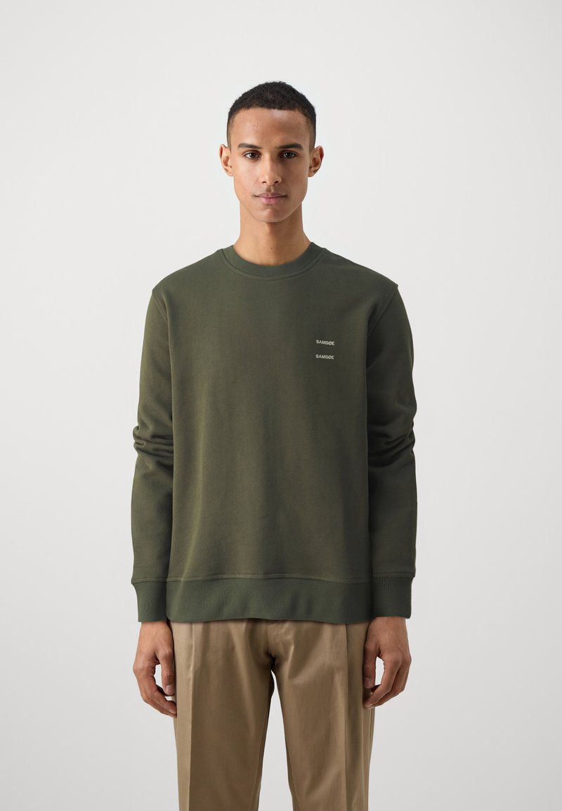 Samsøe Samsøe JOEL CREW NECK - Mikina - forest night