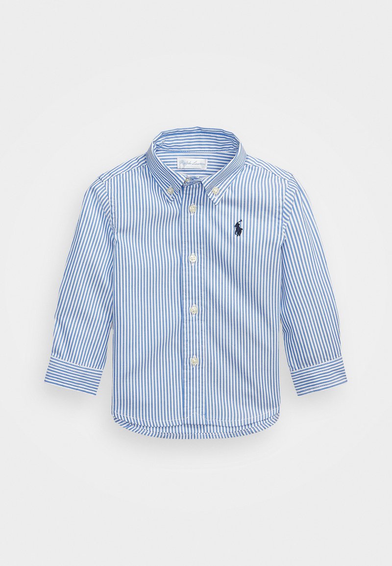 Polo Ralph Lauren - STRIPED COTTON OXFORD SHIRT - Vapaa-ajan kauluspaita - blue/white, Suurenna