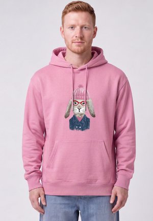 watapparel, HASE UNISEX - Hoodie - bubble pink