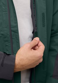 Jack Wolfskin JASPER 3IN1 - Regenjas - black olive
