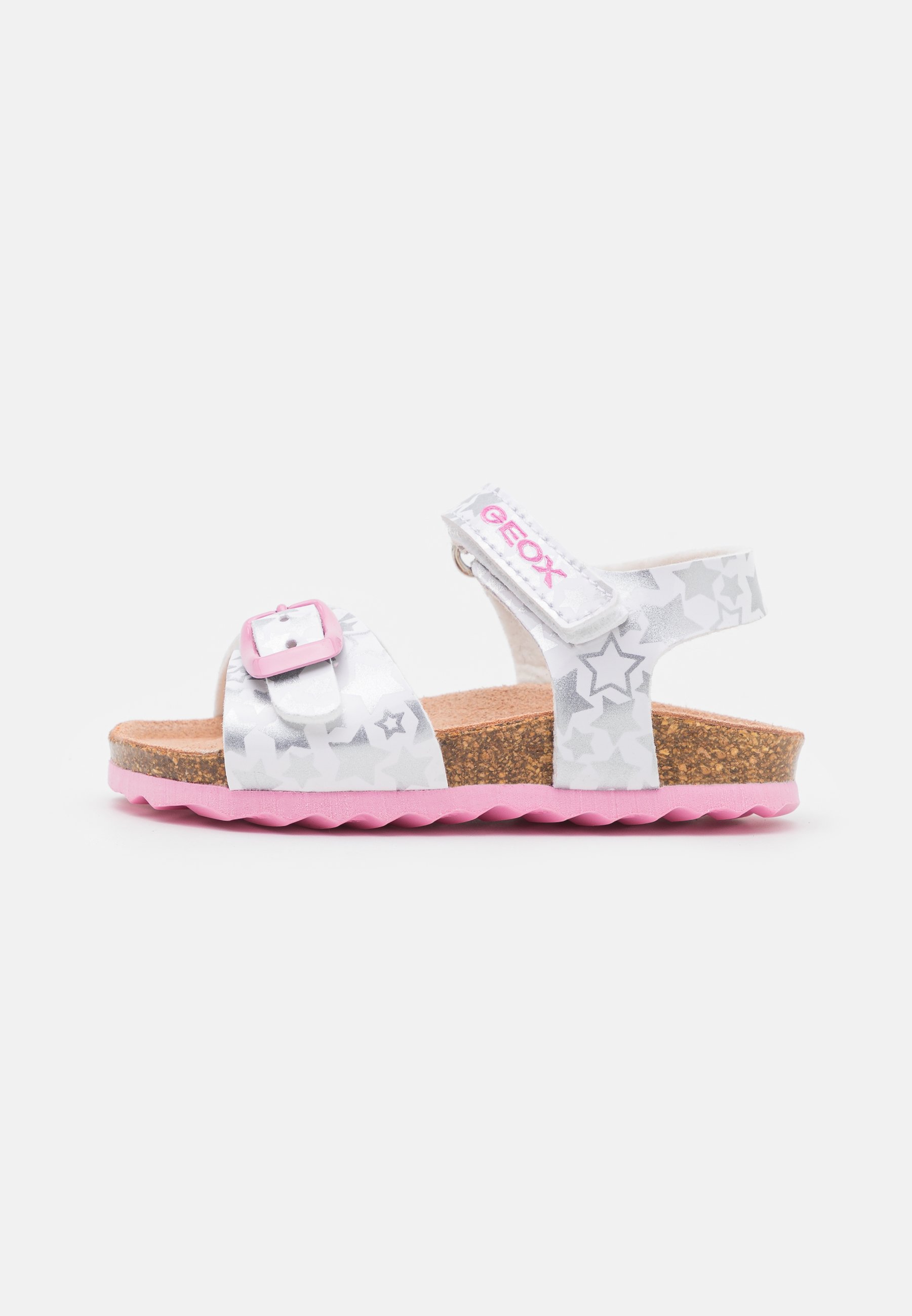 Geox ADRIEL GIRL - Sandali - silver/argentato - Zalando.it