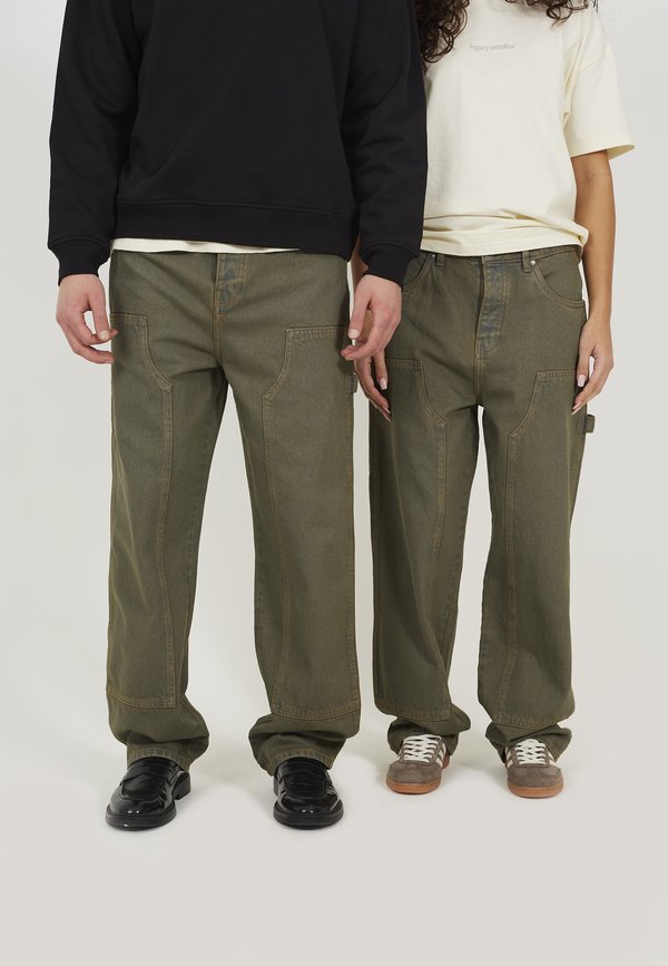 UNISEX - Loose Jeans - khaki denim