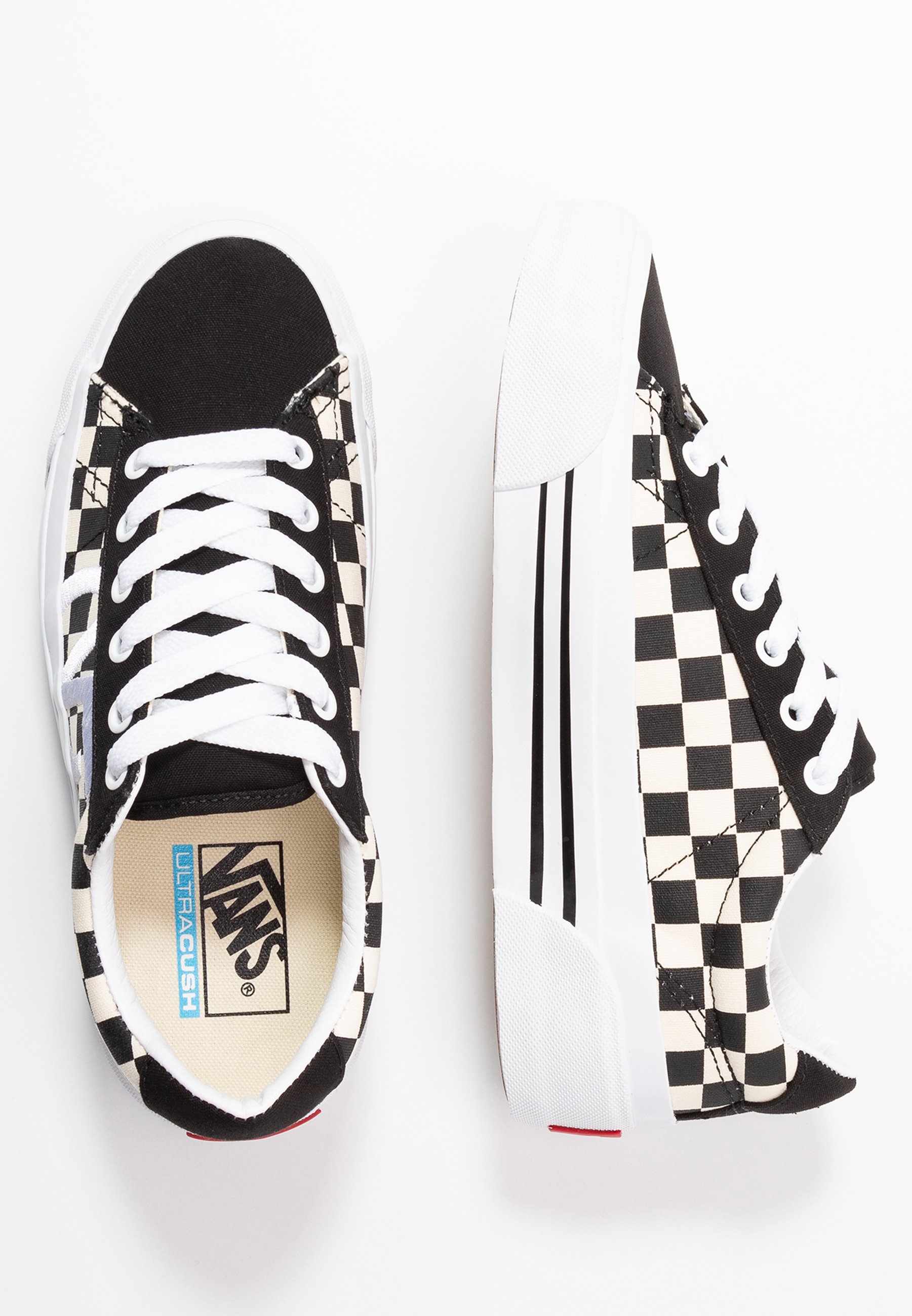 Vans SID NI Joggesko true whiteblackhvit Zalando.no Vans SID NI Joggesko blacktrue white Zalando.no