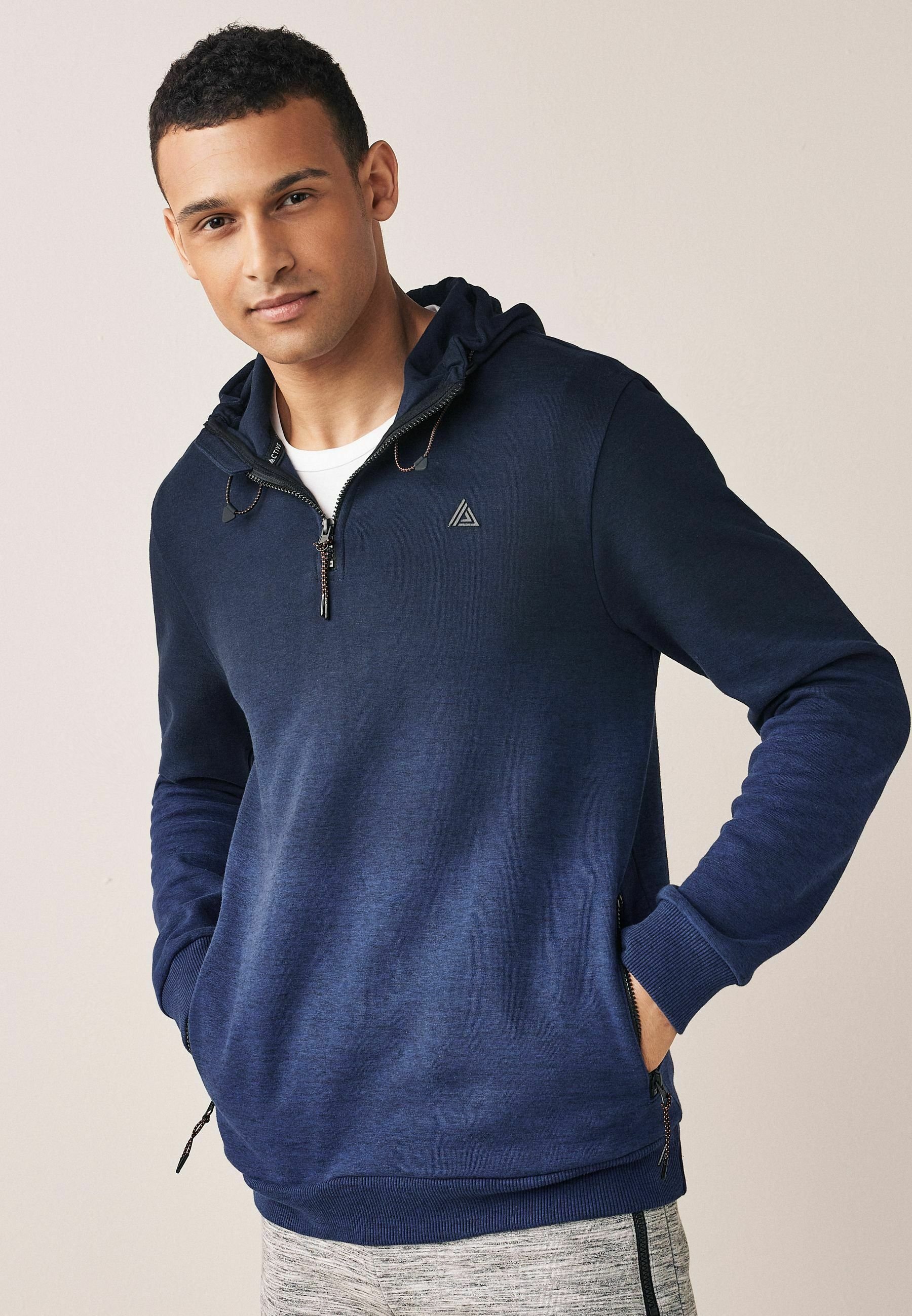 Next ACTIVE OMBRE - Hoodie - blue/dark 