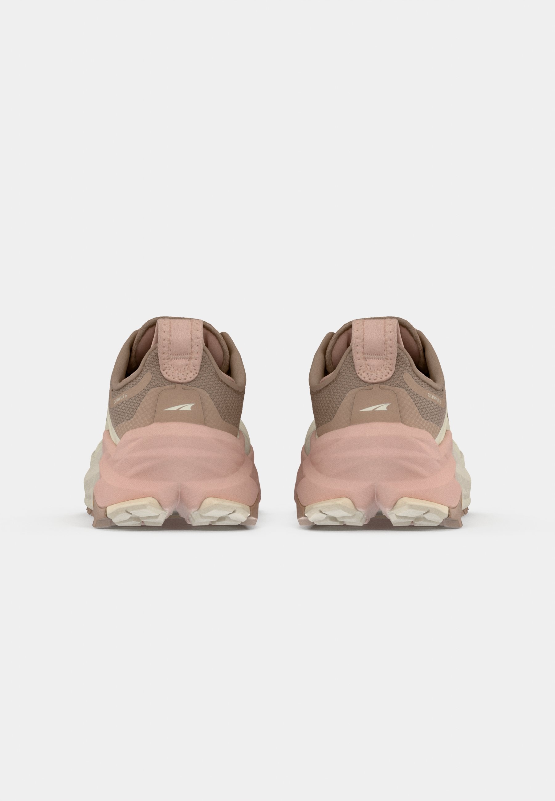 Altra OLYMPUS 6 - Trail running shoes - taupe/pink/beige - Zalando