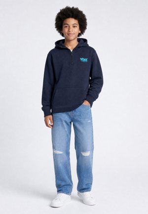 Petrol Industries, QUARTER-ZIP HOODIE MILLPARK - Sweat à capuche - royal navy