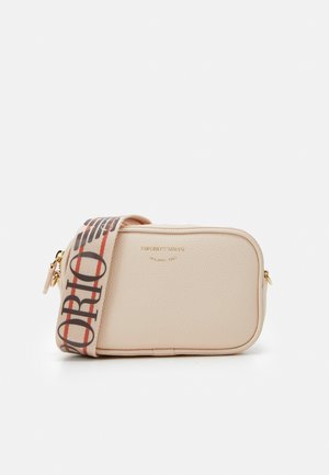 CAMERA CASE - Cross body bag - nude/dark brown