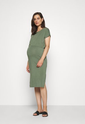 NURSING DRESS - Jerseykjole - sea spray melange